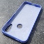 Чехол для телефона Xiaomi Redmi Note 7, Silicone Case с логотипом, фиолетовый