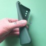 Чехол для Xiaomi Redmi Note 7 силиконовый, темно-зеленый