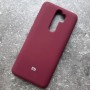Редми Ноте 8 Про Silicone Case, с логотипом, марсала