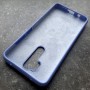 Чехол для телефона Ксиаоми Редми Ноте 8 Про Silicone Case, с логотипом, фиолетовый