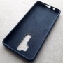 Чехол для Xiaomi Redmi Note 8 Pro, Silicone Case, с логотипом, темно-синий матовый
