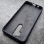 Чехол для Xiaomi Redmi Note 8 Pro, Silicone Case, темно-сине-серый матовый