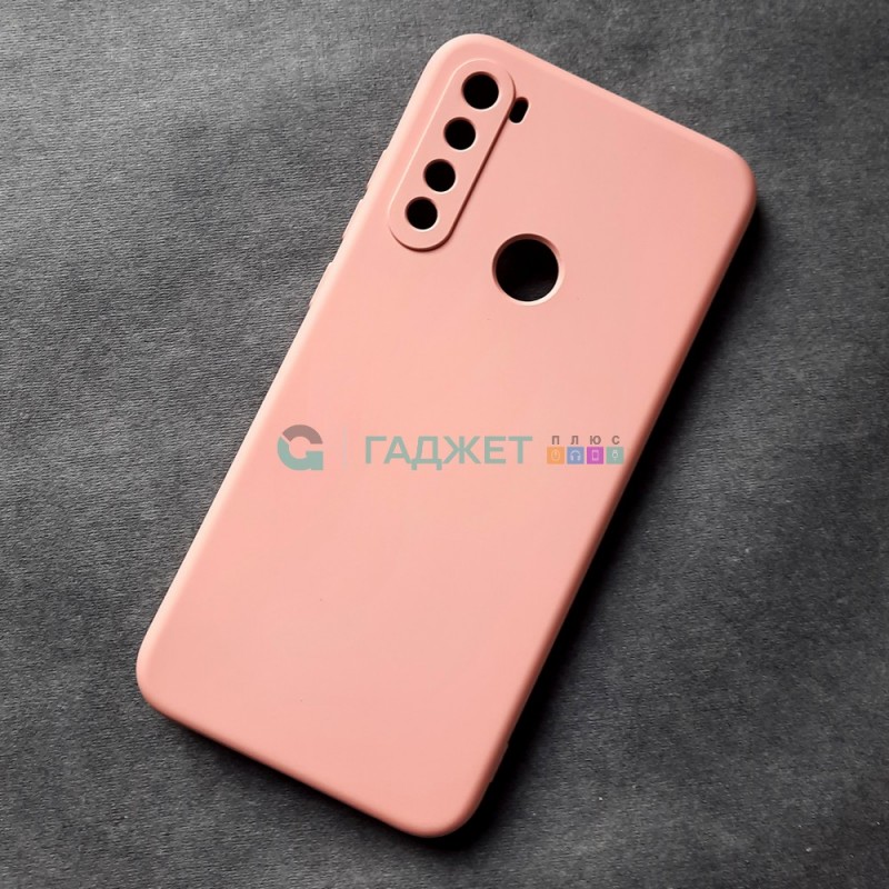 Силиконовый чехол для Xiaomi RedMi Note 8, розовый песок