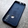 Чехол для Xiaomi Redmi Note 8, Silicone Case, темно-синий матовый