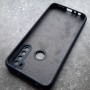 Чехол для Xiaomi Redmi Note 8, Silicone Case, темно-сине-серый матовый