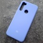 Чехол для Xiaomi Redmi Note 8T, Silicone Case, с логотипом, фиолетовый