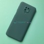 Чехол для Xiaomi Redmi Note 9 Pro силиконовый, темно-зеленый Чехол для Xiaomi Redmi Note 9 Pro силиконовый, темно-зеленый