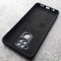 Чехол для Xiaomi Redmi Note 9, Silicone Case, с логотипом, черный