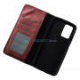 Чехол-книжка для Xiaomi Redmi 10, Wallet Case, бордовый