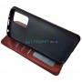 Чехол-книжка для Xiaomi Redmi 10, Wallet Case, бордовый