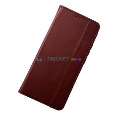 Чехол-книжка для Xiaomi Redmi 9A, Wallet Case, бордовый