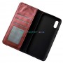Чехол-книжка для Xiaomi Redmi 9A, Wallet Case, бордовый