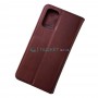 Чехол-книжка для Xiaomi Redmi Note 10, Wallet Case, бордовый