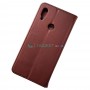 Чехол-книжка для Xiaomi Redmi Note 7, Wallet Case, бордовый