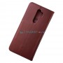 Чехол-книжка для Xiaomi Redmi Note 8 Pro, Wallet Case, бордовый
