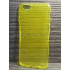 для Apple iPhone 6 Ультратонкий силиконовый чехол-накладкаTPU Case желтый