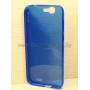для Huawei Ascend G7 Ультратонкий силиконовый чехол-накладкаTPU Case синий