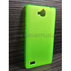 для Huawei Honor 3C чехол-накладка силиконовый TPU Case матовый зеленый