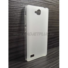 для Huawei Honor 3C чехол-накладка силиконовый TPU Case матовый белый
