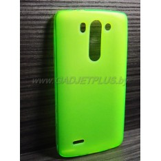 для LG G3s (D724) чехол-накладка силиконовый TPU Case матовый зеленый