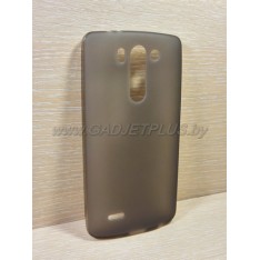 для LG G3s (D724) чехол-накладка силиконовый TPU Case матовый черный