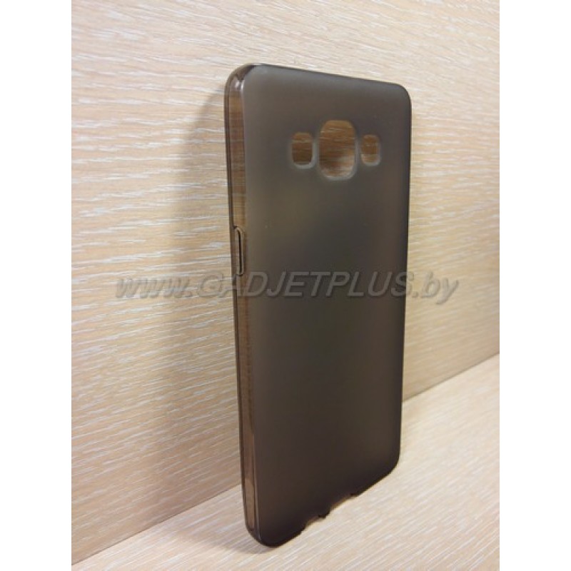 для Samsung Galaxy A5 SM-A500F чехол-накладка силиконовый TPU Case матовый черный