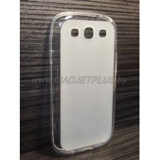 для Samsung Galaxy S3 (i9300) чехол-накладка силиконовый TPU Case матовый белый