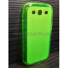 для Samsung Galaxy S3 (i9300) чехол-накладка силиконовый TPU Case матовый зеленый