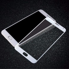 для Meizu Pro 5 Защитное стекло Ainy Full Screen Cover 2,5D 0,33 мм белое