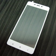 для Xiaomi RedMi 4 Защитное стекло Ainy Full Screen Cover 2,5D 0,33 мм белое