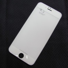 для Apple iPhone 6 Защитное стекло c силиконовыми краями Ainy Full Screen Cover 3D 0,2 мм белое