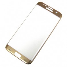 для Samsung S7 Edge Защитное стекло Ainy Full Screen Cover 3D 0,2 мм золотое