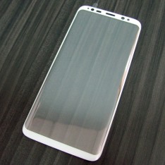 для Samsung S8 Защитное стекло Ainy Full Screen Cover 3D 0,2 мм белое