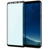 5D защитное стекло для Samsung Galaxy S8 Plus с полной проклейкой, цвет чёрный