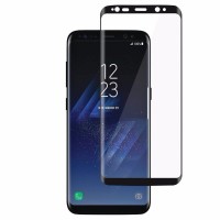 5D защитное стекло для Samsung Galaxy S9 plus с полной проклейкой, узкий край, цвет чёрный