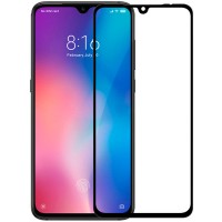 5D защитное стекло для Xiaomi MI 9 с полной проклейкой, цвет чёрный