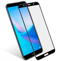Защитное стекло для Huawei Honor 9 2017 с полной проклейкой, цвет чёрный