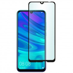 Защитное стекло для Huawei P Smart 2019 на весь экран с полной проклейкой противоударное, цвет чёрный