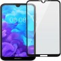 Защитное стекло для Huawei Y5 2019/Honor 8S на весь экран с полной проклейкой противоударное, цвет чёрный