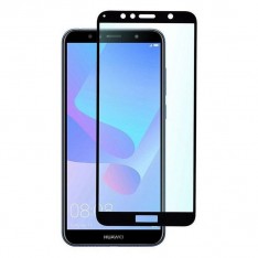 Защитное стекло для Huawei Honor 7C, Ainy, полная проклейка, цвет рамки - черный