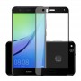 Защитное стекло для Huawei P10 lite Ainy с полной проклейкой , цвет черный