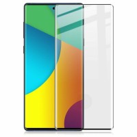 5D защитное стекло для Samsung Galaxy Note 10 с полной проклейкой, цвет чёрный