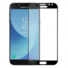 Защитное стекло для Samsung J5 2017 / J530, Ainy, полная проклейка, цвет рамки - черный