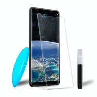 6D защитное УФ стекло для Samsung Galaxy S20 прозрачное (в комплекте клей и УФ лампа)
