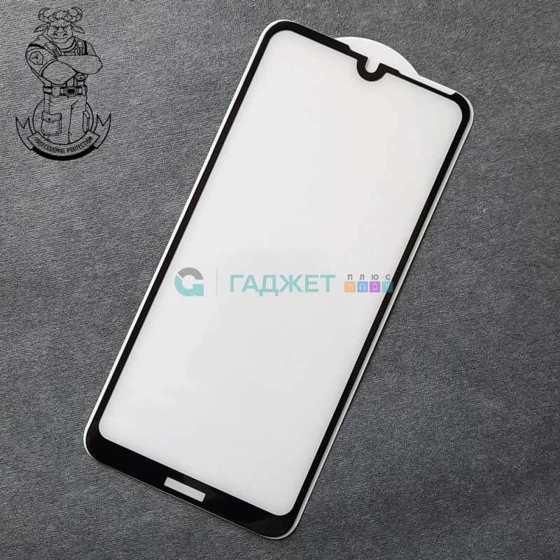 Защитное стекло для Huawei Y7 2019, Bulls, полная проклейка, премиум качество Защитное стекло для Huawei Y7 2019, Bulls, полная проклейка, премиум качество