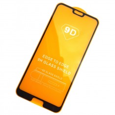 Защитное стекло для Huawei Honor 10 9D с полной проклейкой, цвет черный