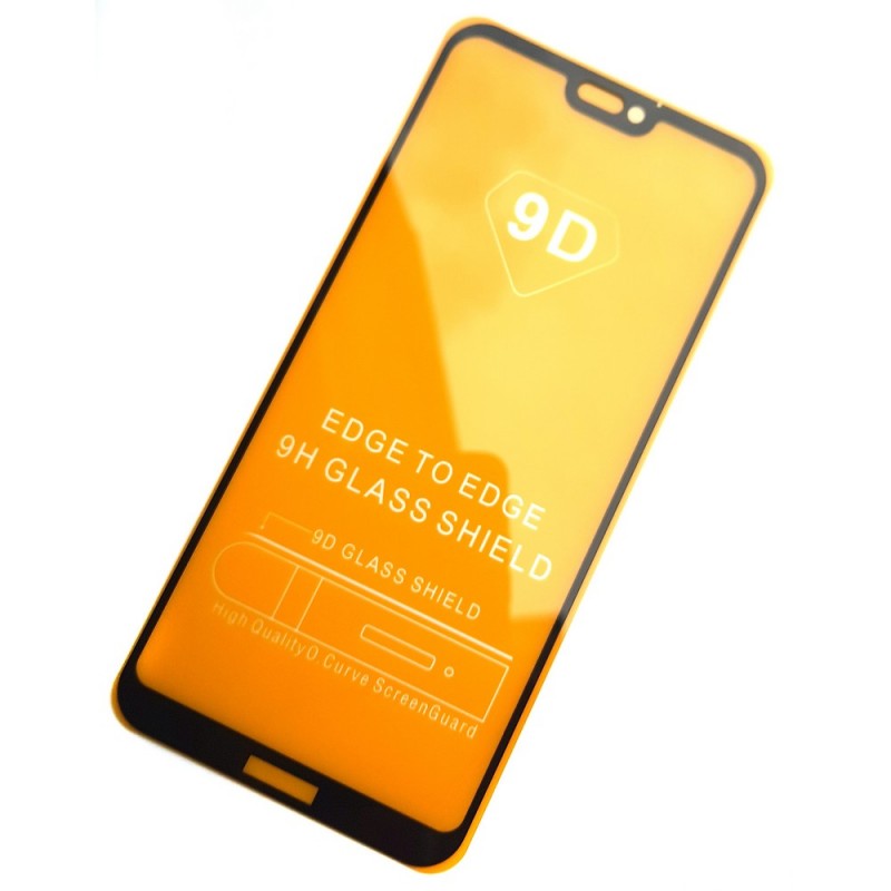 Защитное стекло для Huawei P20 Lite 9D с полной проклейкой, цвет черный Защитное стекло для Huawei P20 Lite 9D с полной проклейкой, цвет черный