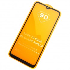 Защитное стекло для Xiaomi Mi A3 / CC 9E 9D с полной проклейкой, цвет черный