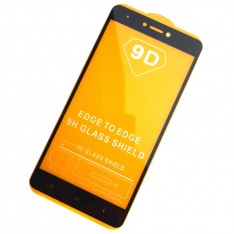 Защитное стекло для Xiaomi Redmi Note 4X 9D с полной проклейкой, цвет черный