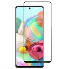 Защитное полноэкранное стекло для Samsung A71 / A81 / A91 Full Glue Dongguan HD+, цвет черный